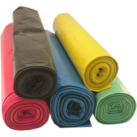 50 PZ. Sacchi Spazzatura 240 L, Home &amp; Office T80 Classic, Blu