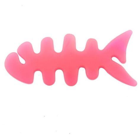 200 Avvolgicavi A Spina Di Pesce In Silicone – Organizzatore Compatto Per Auricolari E Cavi, Colore Casuale!