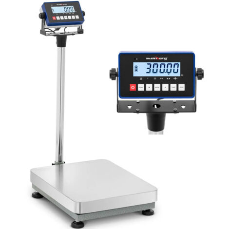 Bilancia Piattaforma 300 Kg - Pesa Animali E Carichi Pesanti, 92x56 Cm, Display LCD - Foto 4