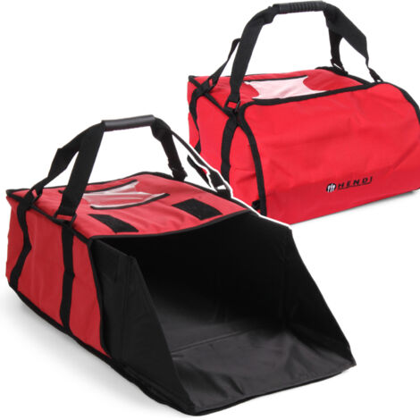 Borsa Termica Per Pizza GIMETAL 92021 - Zaino 43x43x40 Per 7 Cartoni - Made In Italy