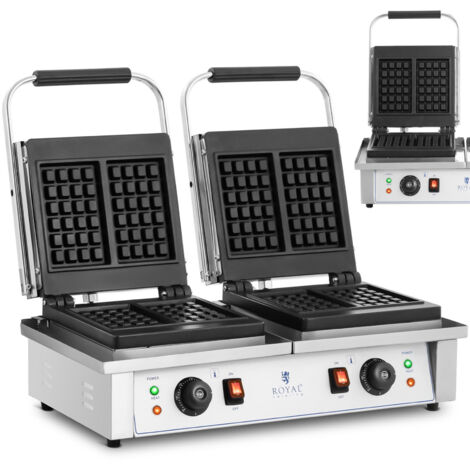 Ultratec Set di piastre per waffle utilizzabili su contact grill e