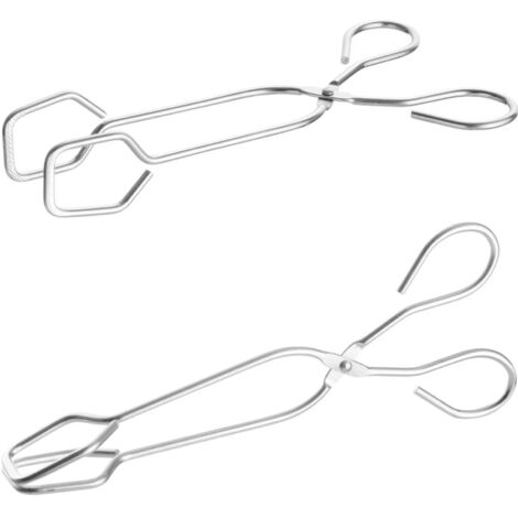 Pinza per griglia e servizio, acciaio, lunghezza 220 mm - Hendi 171400