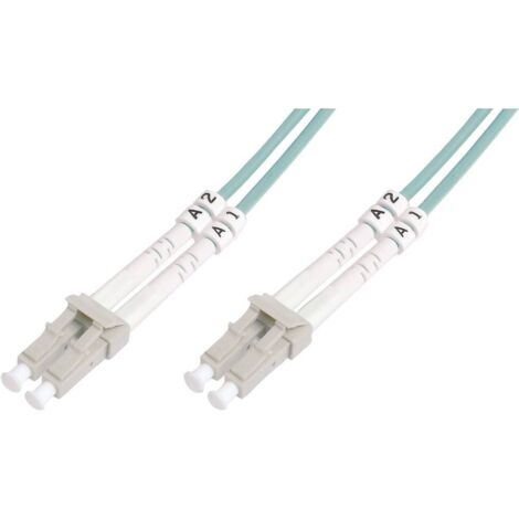 Cavo Digitus DK-2533-01/3 Fibra ottica [1x Spina LC - 1x Spina LC] 50/125 µ Multimode OM3 1.00 m (1/5)