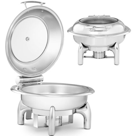 VEVOR scaldavivande per buffet, scaldavivande rotondo per