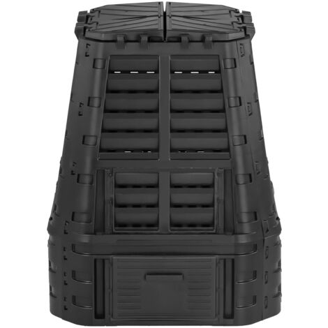 Compostiera Da Giardino Wiltec In Metallo - 720 Litri Per Rifiuti Organici - Foto 12