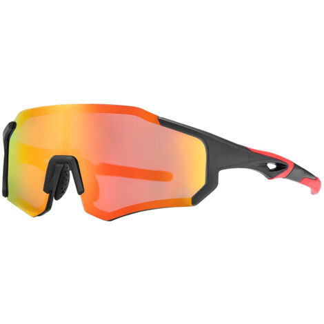 Occhiali Da Pesca E Ciclismo Polarizzati UV400 Per Uomo - Colore Marrone, Lenti In Resina, Montatura Plastica