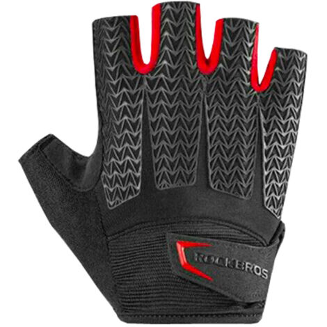 ATTONO Guanti Da Ciclismo Con Gel - Massima Comodità Su Strada, Palmo Imbottito, Dorso In Lycra E Chiusura In Velcro - Unisex, Varie Taglie