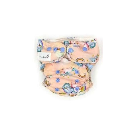 Pannolino Lavabile AIO Riutilizzabile - Taglia Unica Regolabile, Inserto In Bambù Per La Notte, Impermeabile - Foto 10