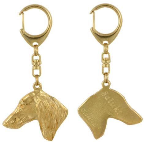 BAMAY Portachiavi Pappagallo In Acciaio Inox – Placcato Oro E Argento, 58x27mm, Regalo Per Donne In Bustina Di Velluto - 3