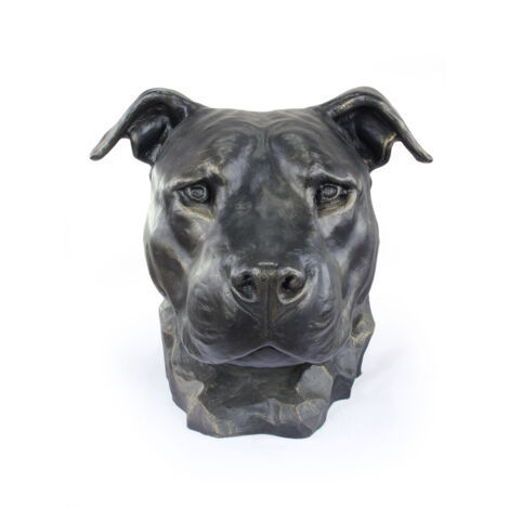 Staffordshire Terrier sul WC, Immagini del bagno, Download digitale, Idee regalo per cani, Foto di cani divertenti, Stampe d'arte da parete - Italia