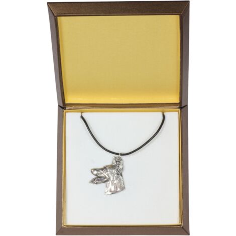 YFN Dobermann Collana In Argento 925 Con Ciondolo A Cuore E Gattini, Per Donne E Ragazze, Regalo In Cofanetto