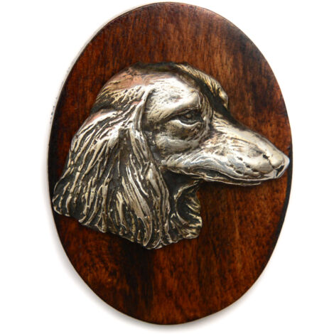 Bassotto V - spilla da esposizione canina, fermaglio per numero di partenza, distintivo con cane di Art-Dog