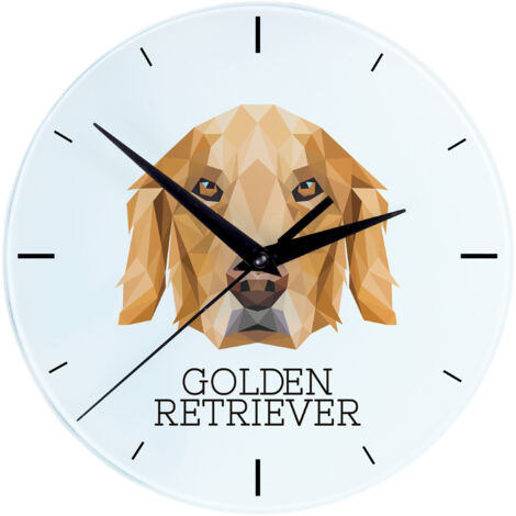 Cane Labrador Retriever - Silhouette orologio da parete