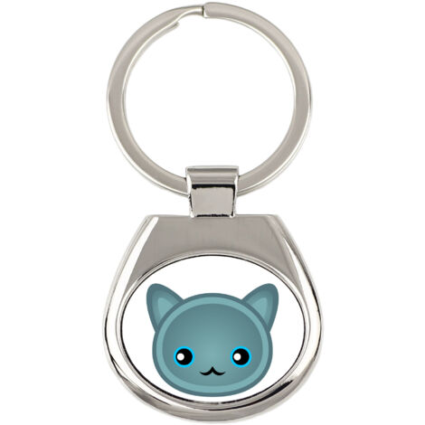 Portachiavi Con Gatto Divertente Portachiavi A Forma Di Gatto Nero - Foto 13