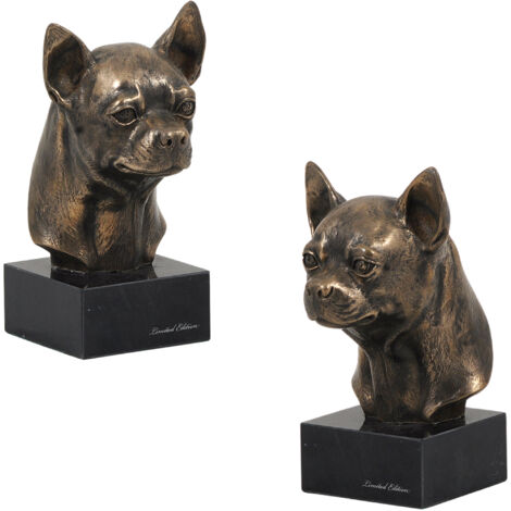 Figura Perro Chihuahua Resina 15x13x26 Cm con Ofertas en
