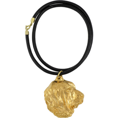 Collana Golden Doodle In Argento Sterling 925 – Ciondolo Cuore Placcato Oro Rosa, Gioiello Per Amanti Dei Cani