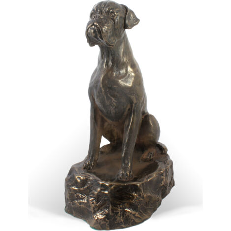 AENIMELY Figurina Realistica Di Cane Boxer, Cavo, Giocattolo In Plastica Per Bambini, Modello Educativo Razza, Cake Topper, Regalo