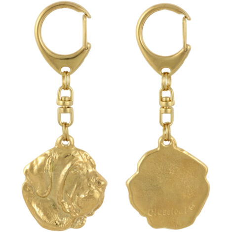 Tosa Inu, Tosa-inu, Mastino Giapponese - Portachiavi Per Cani Placcato Oro In Una Scatola Regalo Decorazione Per Borsa Accessorio Di Lusso Di Art Dog 86270371