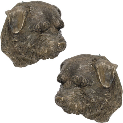 Norfolk Terrier II - una statuetta canina, un busto da appendere, una decorazione unica per gli amanti dei cani, realizzata da Art-Dog. (1/5)