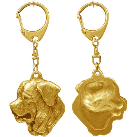 Tosa Inu, Tosa-inu, Mastino Giapponese - Portachiavi Per Cani Placcato Oro In Una Scatola Regalo Decorazione Per Borsa Accessorio Di Lusso Di Art Dog 86270371