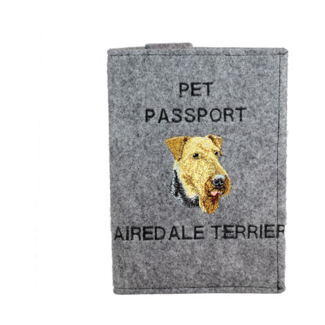 Carolines Treasures 7212PILLOWCASE Airedale Terrier With Lady In The Kitchen Fabric Standard Pillowcase Standard