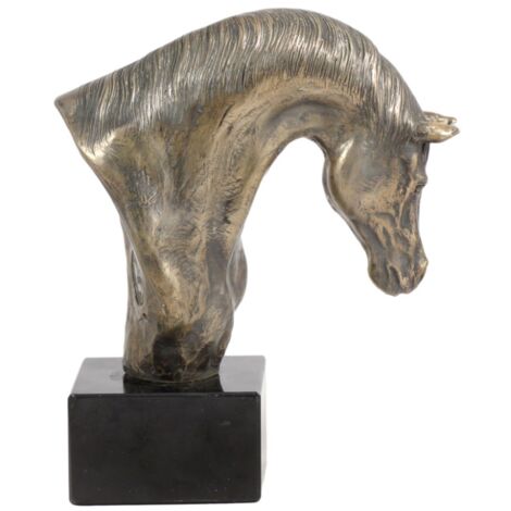Statua di Cavallo Bianco a Grandezza Naturale in Fibra di Vetro per Decorazioni Esterne
