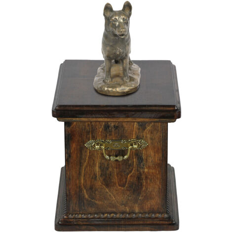 Bedlington Terrier, Rothbury Terrier - Urna Per Ceneri Di Cane Con Statuetta Urna Elegante Per Cane Urna Unica Con Busto Di Cane Di Art Dog 86267832