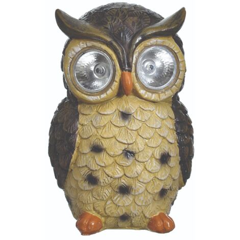 Luce Solare Giardino Gufo Lampada Solare Da Giardino A Forma Di Gufo O Uccellino - Ornamento Illuminato A Energia Solare Illuminazione Giardino A Energia Solare - Foto 3