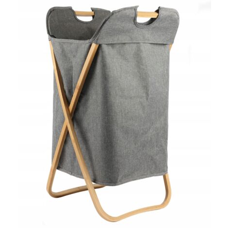 Carrello Contenitore Pieghevole Cm.94x62x88 Cesto Su Ruote Kg.100 26F-3