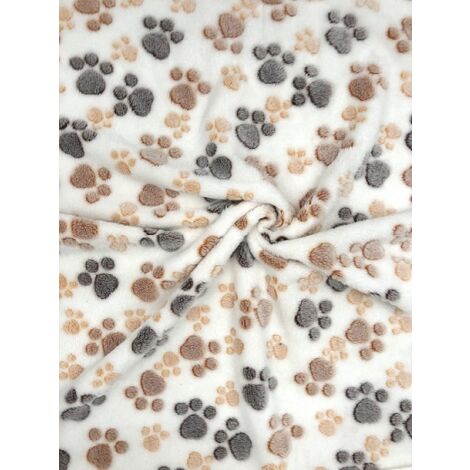 Trade Shop - Calda Coperta In Pile Per Animali Domestici Zampa 80 X 120