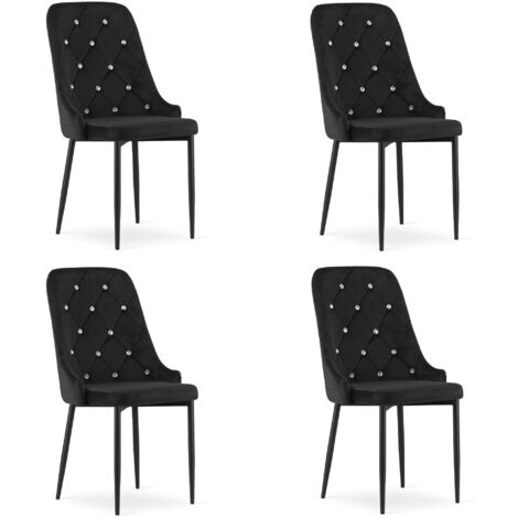 Sedia AMORE - nera x 4 (1/5)