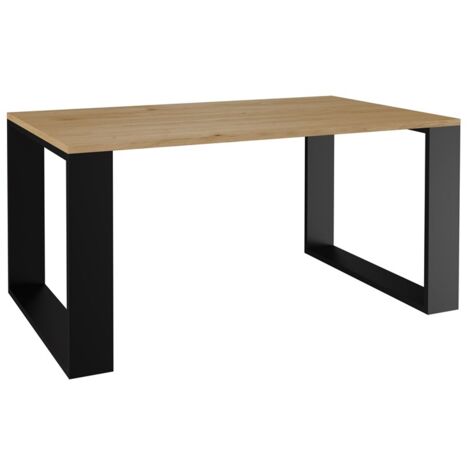 Tavolino da salotto rettangolare Loana nero 120x70x40H - Il protagonista del tuo living