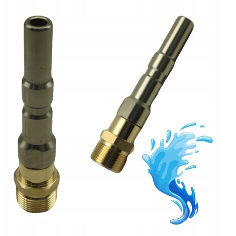EMagTech Adattatore A Baionetta In Ottone Per Idropulitrici - Compatibile Con Karcher K-Serie, Filettatura M22x1.5