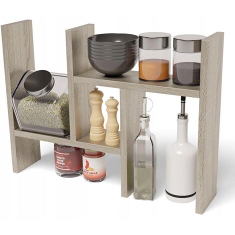 Furinno Cubicle - Organizer decorativo a forma di cubo, 2 cubi, rovere scuro