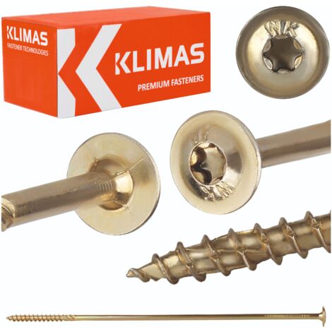 Viti In Acciaio Inox 1000 Viti Da Ponte In Acciaio Inox #8 X 1-5/8" - Testa Buglata, Filettatura Tipo 17, Per Legno Sterzo Punto 188 - Foto 7