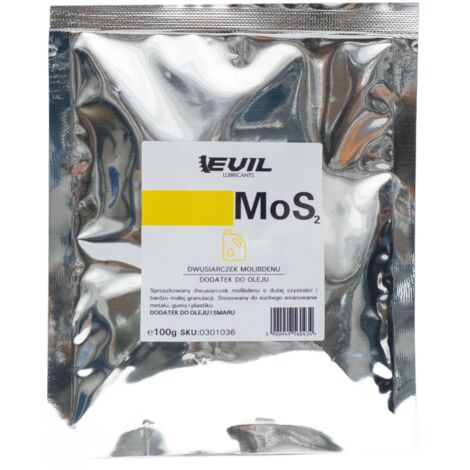 EVIL DISOLFURO DI MOLIBDENE MOS2 - ADDITIVO PER GRASSI 10g