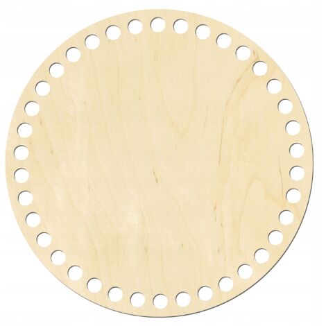 IVEI Set 2 Sagome Rtonde In MDF Per Découpage E Resina: Cerchi In Legno 30,5 X 30,5 X 6 Mm Per Fai Da Te Artistico