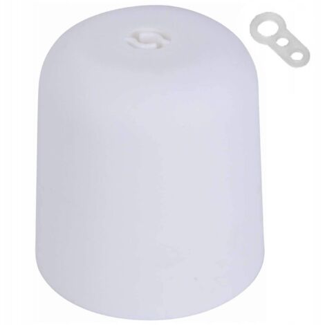 Rosone di mascheramento BIANCO. Copertura a soffitto per la lampada