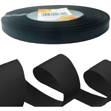 Nastro Di Velluto Nero 10 Mm X 20 M - Per Regali, Decorazioni, Matrimoni E Lavoretti Fai-da-te - Foto 4