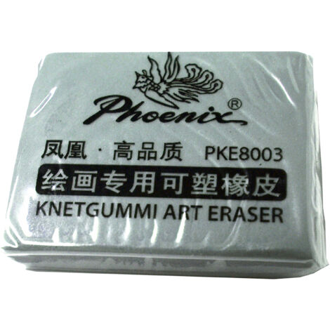 Gomma Pane Bianca Per Cancellare Carboncino E Grafite - Ideale Per Disegno Artistico