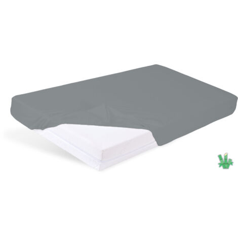 Lenzuolo con angoli BAMBOO 190x190, 180x200x20, grigio scuro44, MATEX