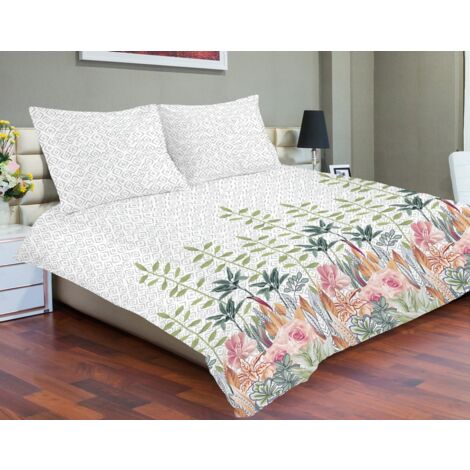 SaYes Biancheria Da Letto 100% Cotone – Trattore Verde, Misura Matrimoniale 160x200 Cm Con Federa 70x90 Cm
