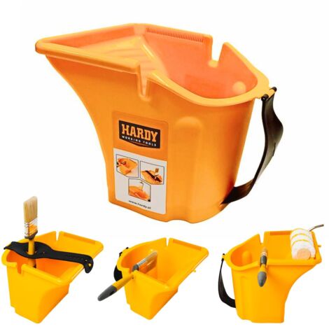 Vassoio per pittura manuale Hardy 19,5 cm x 24 cm, giallo, versatile, ergonomico