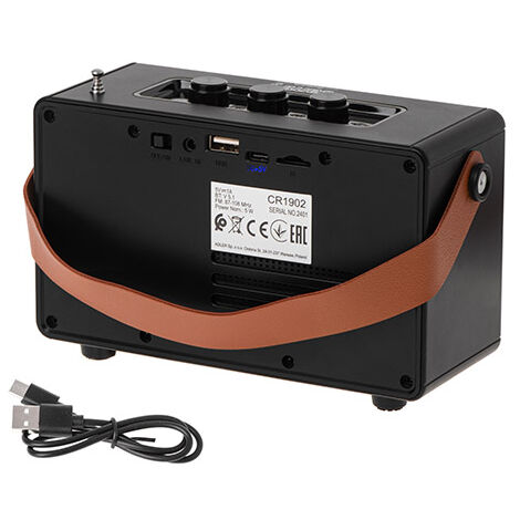 Avizar - Altoparlante Bluetooth 5.0 5w Radio Fm Microfono Cinturino Wsy06 Celeste / Nero - Foto 2