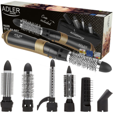 Ferro arricciacapelli/asciugacapelli Adler AD2022 oro-nero (1/5)