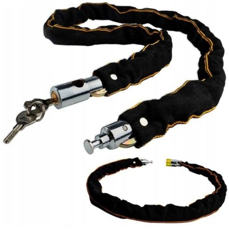 Lucchetto A U Per Bicicletta Con Chiave A Doppia Faccia - Lega Di Zinco, Antifurto, Rivestimento In PVC E Strisce Riflettenti