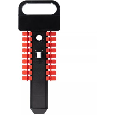 Supporto A Parete Per Bussole Da 1/4, 3/8 E 1/2 Pollici – In Acciaio, Con 8 Clip, Organizer Per Officina E Garage, Lunghezze 150/190/260 Mm