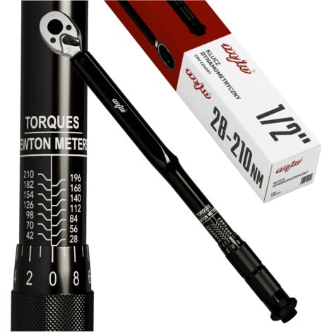 MJW Chiave dinamometrica 1/2"" 28-210 Nm nera