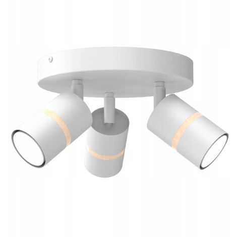 Plafoniera LED Orientabile SLV OH36, Alluminio Bianco, 8 Cm, Per 2 Lampadine GU10 (Max 35W), Ideale Per Soffitto - 3