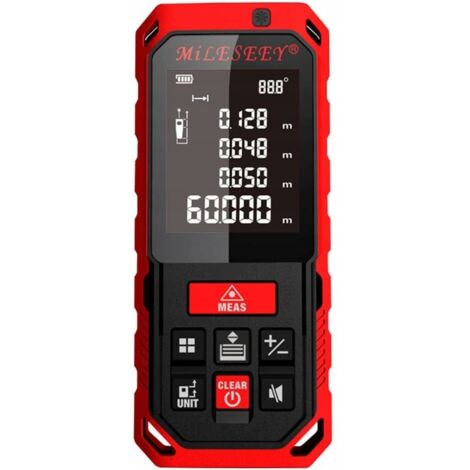 Telemetro Laser 60M Portatile - Misuratore Distanza Ricaricabile, Con Display Digitale E Autocalibrazione - Foto 6